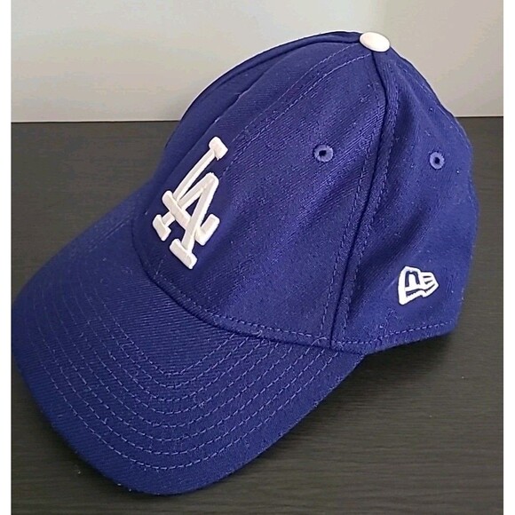 New Era 39Thirty Unisex Baseball Cap LA Los Angeles Dodgers Royal Blue Sm-Med - Picture 2 of 7